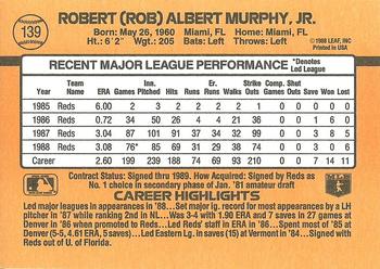Rob Murphy  baseball card collectible - Main Image 2