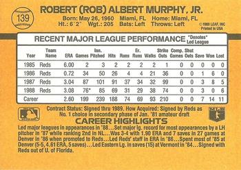 Rob Murphy  baseball card collectible - Main Image 2