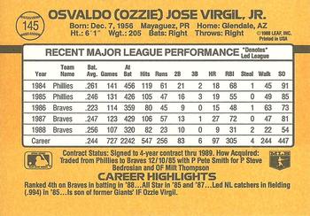 Ozzie Virgil  baseball card collectible - Main Image 2