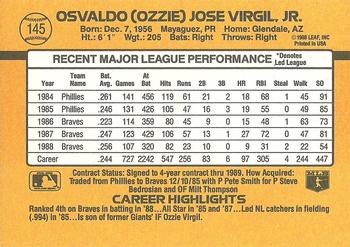 Ozzie Virgil  baseball card collectible - Main Image 2