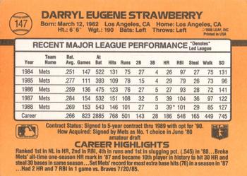 Darryl Strawberry  baseball card collectible - Main Image 2