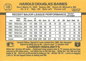 Harold Baines  baseball card collectible - Main Image 2