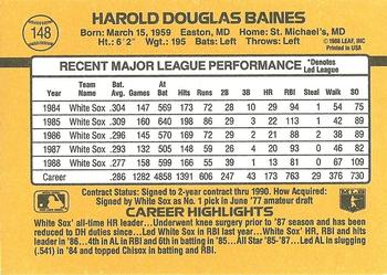 Harold Baines  baseball card collectible - Main Image 2