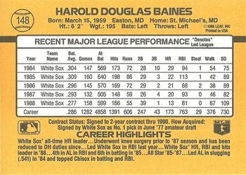 Harold Baines  baseball card collectible - Main Image 2
