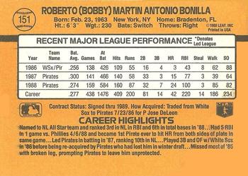 Bobby Bonilla  baseball card collectible - Main Image 2