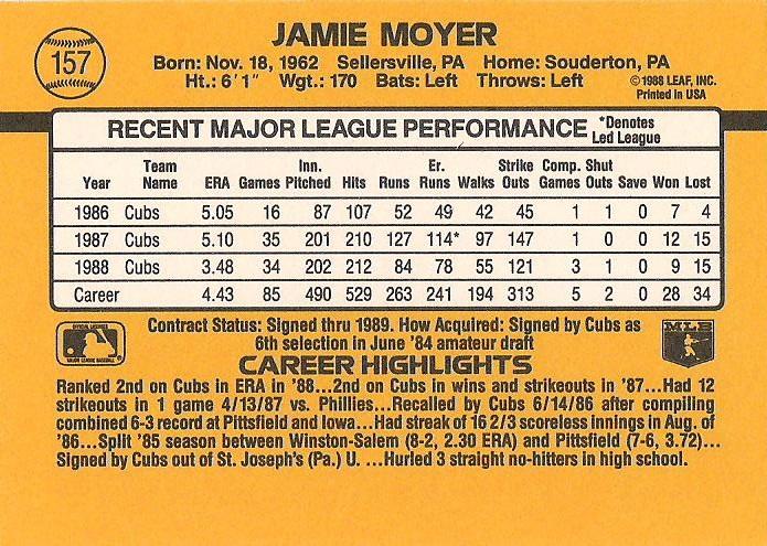 Jamie Moyer  baseball card collectible - Main Image 2