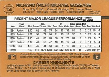 Rich Gossage  baseball card collectible - Main Image 2