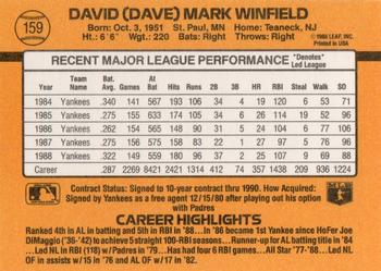 Dave Winfield  baseball card collectible - Main Image 2