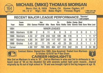 Mike Morgan  baseball card collectible - Main Image 2