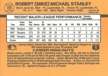 Mike Stanley  baseball card collectible - Main Image 2