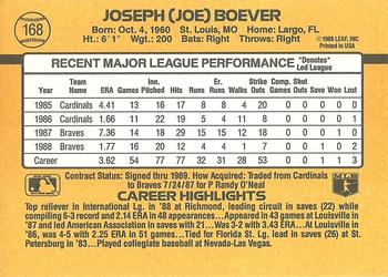 Joe Boever  baseball card collectible - Main Image 2