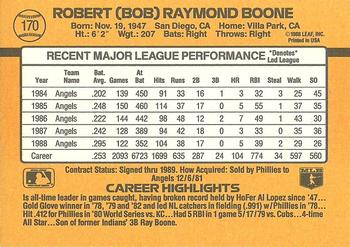 Bob Boone  baseball card collectible - Main Image 2