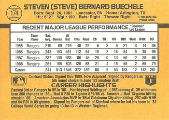 Steve Buechele  baseball card collectible - Main Image 2
