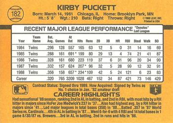 Kirby Puckett  baseball card collectible - Main Image 2