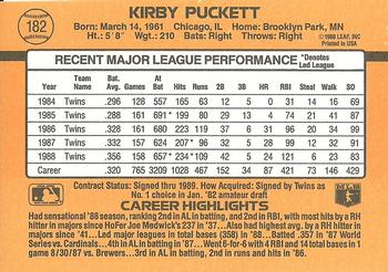Kirby Puckett  baseball card collectible - Main Image 2