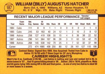 Billy Hatcher  baseball card collectible - Main Image 2