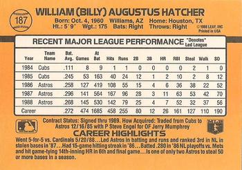 Billy Hatcher  baseball card collectible - Main Image 2