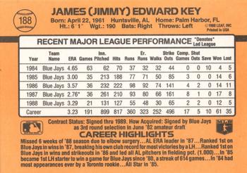 Jimmy Key  baseball card collectible - Main Image 2