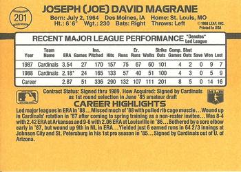 Joe Magrane  baseball card collectible - Main Image 2