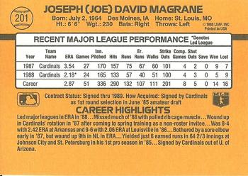 Joe Magrane  baseball card collectible - Main Image 2
