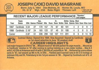 Joe Magrane  baseball card collectible - Main Image 2