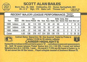 Scott Bailes  baseball card collectible - Main Image 2