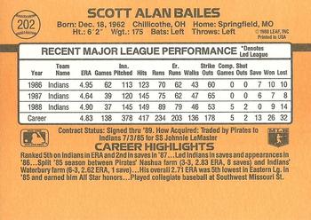 Scott Bailes  baseball card collectible - Main Image 2