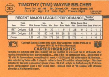Tim Belcher  baseball card collectible - Main Image 2