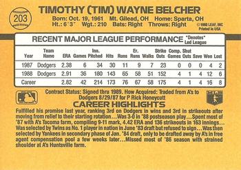 Tim Belcher  baseball card collectible - Main Image 2