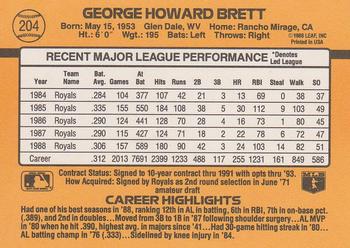 George Brett  baseball card collectible - Main Image 2