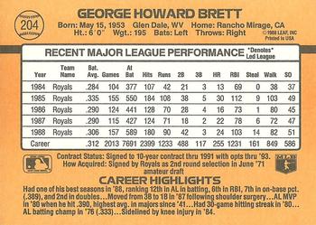 George Brett  baseball card collectible - Main Image 2