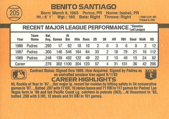 Benito Santiago  baseball card collectible - Main Image 2
