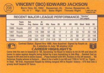 Bo Jackson  baseball card collectible - Main Image 2