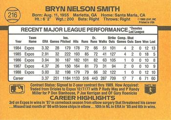 Bryn Smith  baseball card collectible - Main Image 2