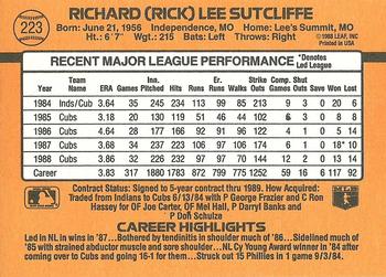 Rick Sutcliffe  baseball card collectible - Main Image 2
