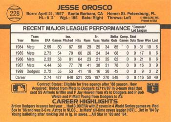 Jesse Orosco  baseball card collectible - Main Image 2
