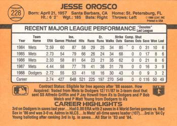 Jesse Orosco  baseball card collectible - Main Image 2