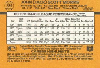 Jack Morris  baseball card collectible - Main Image 2