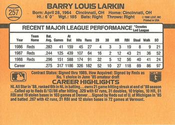 Barry Larkin  baseball card collectible - Main Image 2