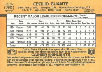 Cecilio Guante  baseball card collectible - Main Image 2