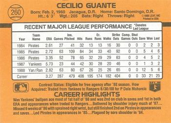 Cecilio Guante  baseball card collectible - Main Image 2