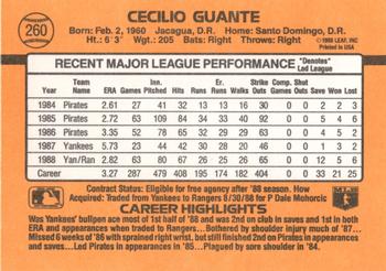 Cecilio Guante  baseball card collectible - Main Image 2