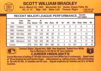 Scott Bradley  baseball card collectible - Main Image 2