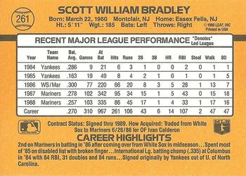 Scott Bradley  baseball card collectible - Main Image 2