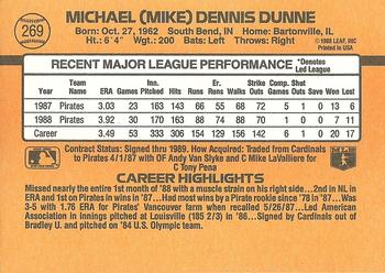 Mike Dunne  baseball card collectible - Main Image 2