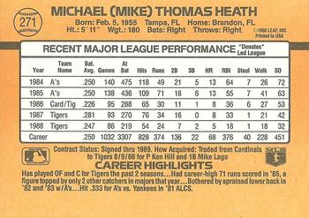 Mike Heath  baseball card collectible - Main Image 2