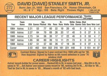 Dave Smith  baseball card collectible - Main Image 2