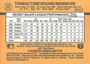 Tom Niedenfuer  baseball card collectible - Main Image 2