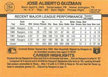 Jose Guzman  baseball card collectible - Main Image 2