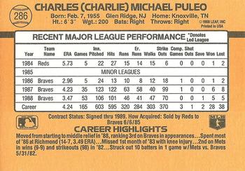 Charlie Puleo  baseball card collectible - Main Image 2
